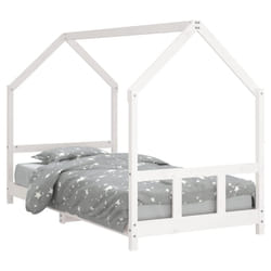 VidaXL 835728 Lit pour enfant Blanc Bois