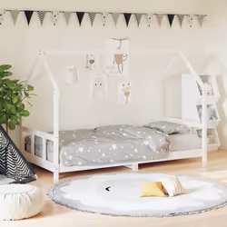 VidaXL 835728 Lit pour enfant Blanc Bois