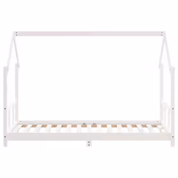 VidaXL 835728 Lit pour enfant Blanc Bois - Vue supplémentaire 4