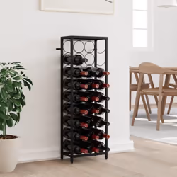 Rangez, vieillissez et présentez votre vin avec style grâce à ce casier à bouteilles ! Grande capacité : ce porte-bouteilles  ...