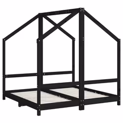 VidaXL 3200597 Lit pour enfant Noir Bois