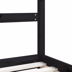 VidaXL 3200597 Lit pour enfant Noir Bois - Vue supplémentaire 8