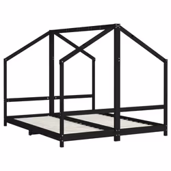 VidaXL 3200600 Lit pour enfant Noir Bois