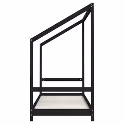 VidaXL 3200600 Lit pour enfant Noir Bois - Vue supplémentaire 5
