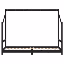 VidaXL 3200600 Lit pour enfant Noir Bois - Vue supplémentaire 6