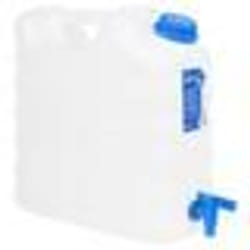 vidaXL Réservoir d'eau avec robinet transparent 15 L plastique