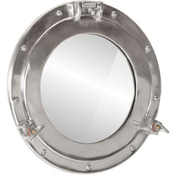 Vidaxl - Miroir en forme de hublot mural Ø38 cm aluminium et verre