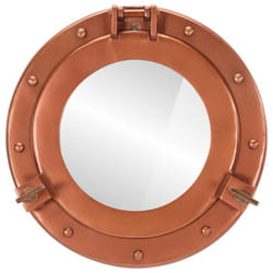 vidaXL Miroir en forme de hublot mural Ø30 cm aluminium et verre