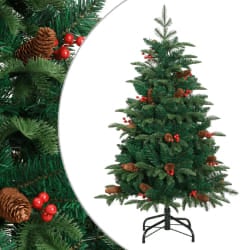 vidaXL Sapin de Noël artificiel - Pommes de pin - 120 cm