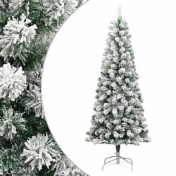 vidaXL Sapin de Noël Flocké 240 cm