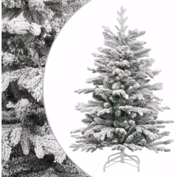 Ce bel arbre de Noël artificiel à charnières est très réaliste par sa forme et son apparence et est destiné à créer l’ambianc ...