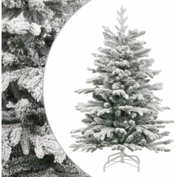 Sapin de Noël artificiel à charnières avec neige floquée 180 cm