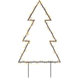 Décoration lumineuse arbre de Noël avec piquets 115 led 90 cm Vidaxl
