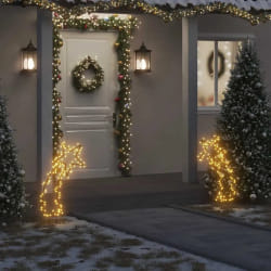 vidaXL Décoration Lumineuse Météore 115 LED