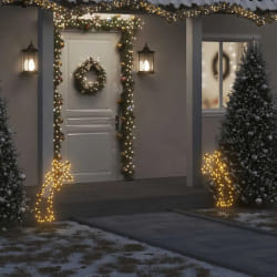 vidaXL Décoration météore de Noël - LED