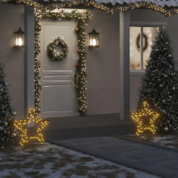 vidaXL Décoration lumineuse étoile - 80 LED
