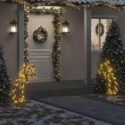 vidaXL Météore Lumineux Noël 115 LED