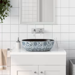 Cette vasque à poser est un supplément chic et intemporel à toute salle de bain, toilettes ou salle d'eau. Matériau durable : ...