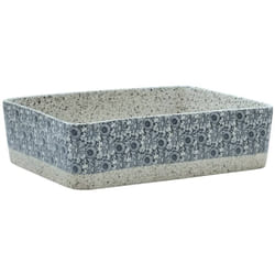 Vidaxl - Vasque à poser gris/bleu rectangulaire 46x35,5x13 cm céramique