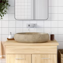 Cette vasque à poser est un supplément chic et intemporel à toute salle de bain, toilettes ou salle d'eau. Matériau durable : ...