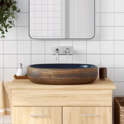 Cette vasque à poser est un supplément chic et intemporel à toute salle de bain, toilettes ou salle d'eau. Matériau durable : ...