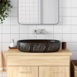 Cette vasque à poser est un supplément chic et intemporel à toute salle de bain, toilettes ou salle d'eau. Matériau durable : ...