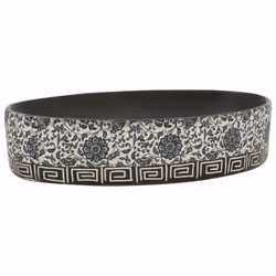 Cette vasque à poser est un supplément chic et intemporel à toute salle de bain, toilettes ou salle d'eau. Matériau durable : ...