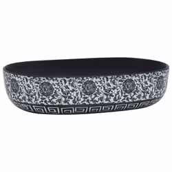 Cette vasque à poser est un supplément chic et intemporel à toute salle de bain, toilettes ou salle d'eau. Matériau durable : ...