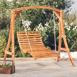 Ce lit de balançoire en bois est le choix parfait si vous êtes à la recherche de détente et de plaisir dans les espaces extér ...
