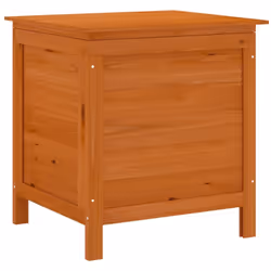 Cette boîte de rangement de jardin en bois offre suffisamment d'espace de rangement pour les coussins de meubles de jardin, l ...