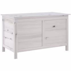 Cette boîte de rangement de jardin en bois offre suffisamment d'espace de rangement pour les coussins de meubles de jardin, l ...