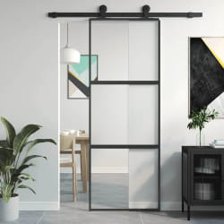 vidaXL 76x205 cm - Noir