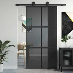 vidaXL 102,5x205 cm - Noir