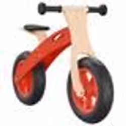 vidaXL Vélo d'équilibre pour enfants avec pneus pneumatiques rouge