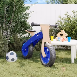 vidaXL Vélo d'équilibre pour enfants avec pneus pneumatiques bleu
