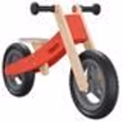 vidaXL Vélo d'équilibre pour enfants rouge
