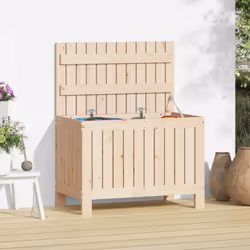 La boîte de rangement de jardin en bois est une solution parfaite pour garder votre espace extérieur propre et bien rangé. Bo ...