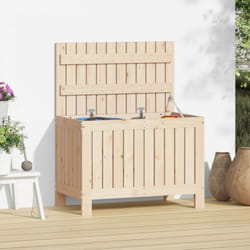 Vidaxl - Boîte de rangement de jardin 76x42,5x54 cm Bois massif de pin