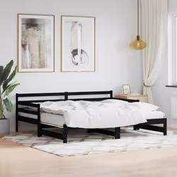 VidaXL 836152 canapé lit sofa Noir