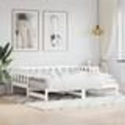 vidaXL Lit de jour et lit gigogne sans matelas 80x200 cm bois massif - 80 x 200 cm