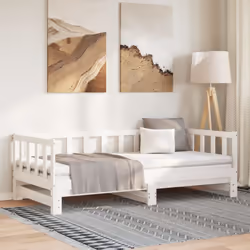 Ce lit de jour en bois polyvalent avec lit gigogne peut être utilisé comme lit dans votre chambre à coucher et s'intègre égal ...