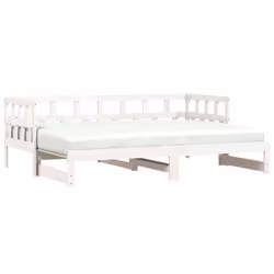 VidaXL 836211, lit sofa, Blanc, Bois de pin, 1935 mm, 960 mm, 685 mm