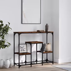 Cette table console classique sera un supplément pratique et décoratif à votre décoration intérieure. Matériau durable : le b ...