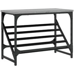 Vidaxl - tagère à chaussures sonoma gris 60x30x45 cm bois d'ingénierie