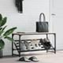 vidaXL Étagère à chaussures chêne sonoma 90x30x45 cm bois d'ingénierie