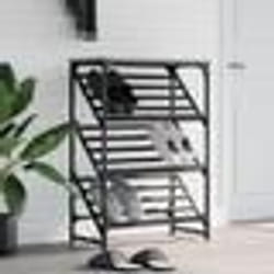 vidaXL Étagère à chaussures sonoma gris 60x30x85 cm bois d'ingénierie