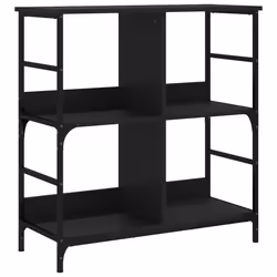VidaXL 835244, Noir, Acier, Bois, 785 mm, 330 mm, 820 mm