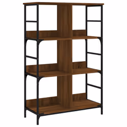 VidaXL 835253, Marron, Chêne, Acier, Bois, 785 mm, 330 mm, 1175 mm