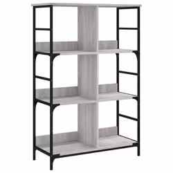 VidaXL 835257, Gris, Chêne, Acier, Bois, 785 mm, 330 mm, 1530 mm