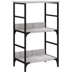 Bibliothèque sonoma gris 50x33x82 cm bois d'ingénierie Vidaxl